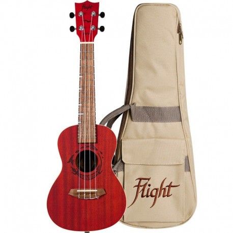 Ukelele Concierto Flight DUC380 Coral