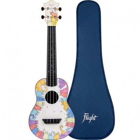 Ukelele Concierto Flight Travel TUC-KITTY