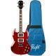 Ukelele Eléctrico Flight Pioneer Cherry Red