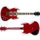 Ukelele Eléctrico Flight Pioneer Cherry Red