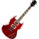 Ukelele Eléctrico Flight Pioneer Cherry Red