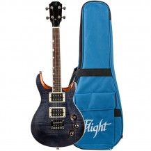 Ukelele Eléctrico Flight Vanguard Transparent Black