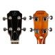 Ukelele Eléctrico Flight Vanguard Transparent Black